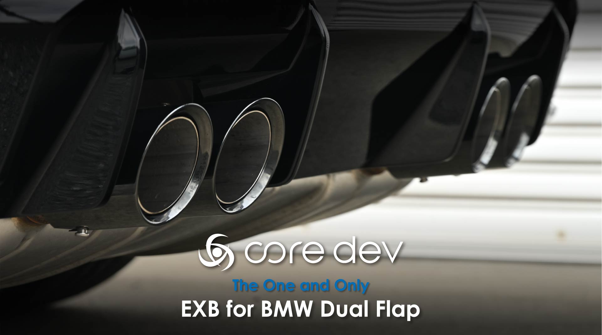 core dev EXB for BMW Dual Flap 取付方法